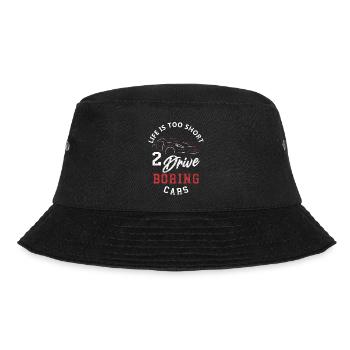 Sportwagen Humorvolle Phrase - Bucket Hat - Schwarz - Vorne - Lela (165cm)