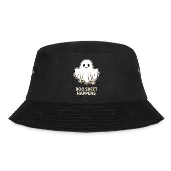 Boo Sheet Happens - Drôle de fantôme d’Halloween - Bob - noir - Devant - Lela (165cm)