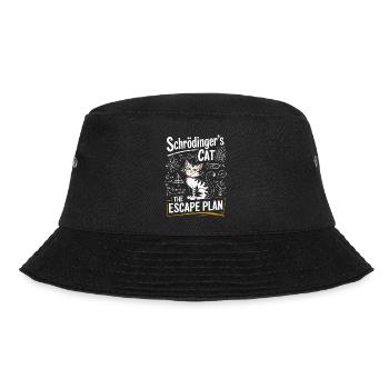 Schrödinger Cat: Der Fluchtplan - Bucket Hat - Schwarz - Vorne - Lela (165cm)