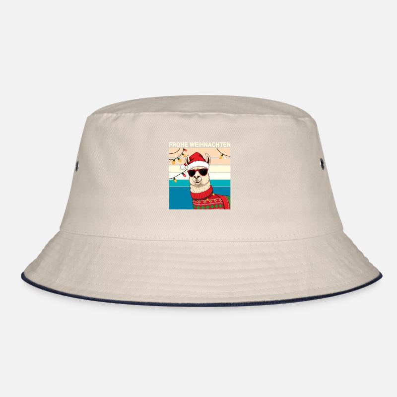Lama de Noël : design drôle de lama de Noël Bob