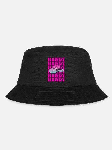 Howdy Pop Hat Farbverlauf - Bucket Hat - Schwarz