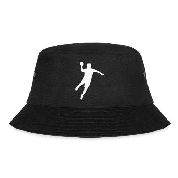 Handball Silhouette Ball - Bucket Hat - Schwarz - Vorne - Lela (165cm)