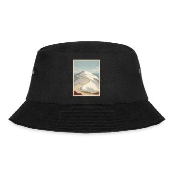 Ventoux Summit Road — Cycling Memory - Bucket Hat - black - Front - Lela (165cm)