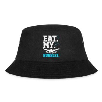 Lustige Schwimmer Sprüche & Schwimmverein Design - Bucket Hat - Schwarz - Vorne - Lela (165cm)