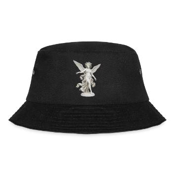 Winged Medusa goddess - Bucket Hat - black - Front - Lela (165cm)
