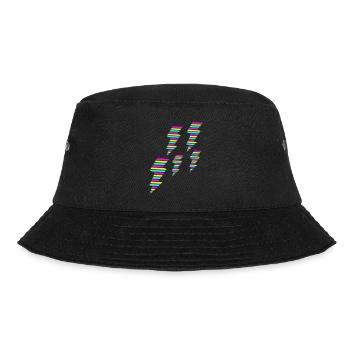 tri color flash blitz electro power - Bucket Hat - black - Front - Lela (165cm)