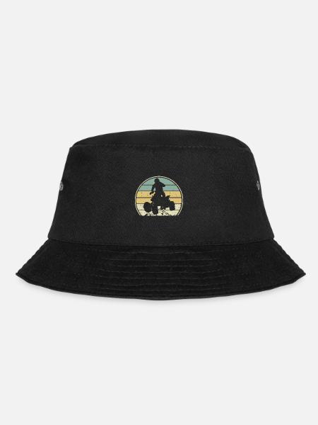 quad cadeau humour vintage quad moto motocross - Bob - noir