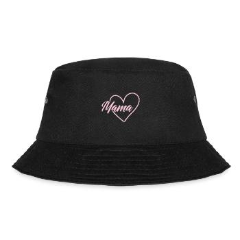 Mama Liebe - Bucket Hat - Schwarz - Vorne - Lela (165cm)