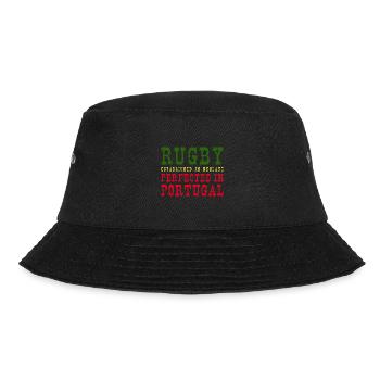 Rugby Perfected In Portugal Rugby - Bucket Hat - Schwarz - Vorne - Lela (165cm)