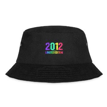 2012 Limited Edition Jahrgang 12er Retro Jahrgang - Bucket Hat - Schwarz - Vorne - Lela (165cm)