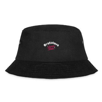 Junggesellenabschied Shirt Bratislava Pre Wedding - Bucket Hat - Schwarz - Vorne - Lela (165cm)