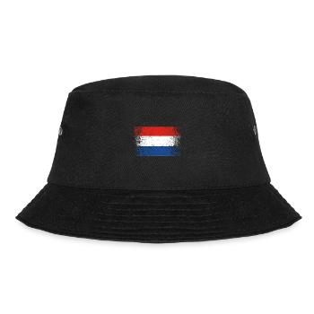 Netherlands Dutch Flag Vintage - Bucket Hat - black - Front - Lela (165cm)