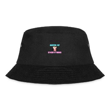 Queen of everything - Bucket Hat - Schwarz - Vorne - Lela (165cm)