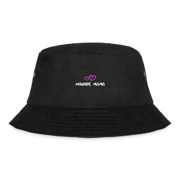 Hunde Mama Herz - Bucket Hat - Schwarz - Vorne - Lela (165cm)