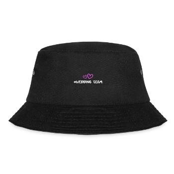 Wedding Team Heart - Bucket Hat - black - Front - Lela (165cm)