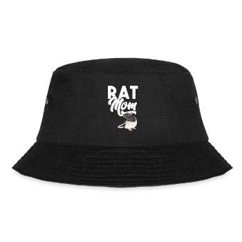 Ratte - Ratte Mama - Bucket Hat - Schwarz - Vorne - Lela (165cm)