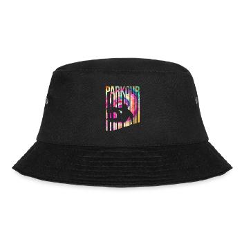 Parkour Retro - Bucket Hat - black - Front - Lela (165cm)