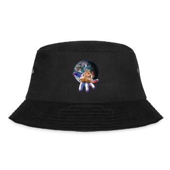 Hamster - Bucket Hat - Schwarz - Vorne - Lela (165cm)
