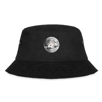 Wolf - Bucket Hat - Schwarz - Vorne - Lela (165cm)