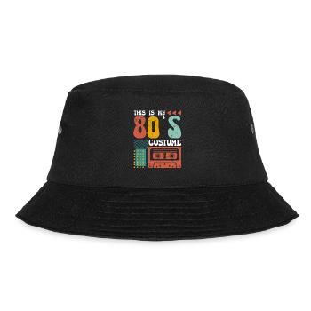This is my 80s Costume Halloween 70s Party Disco - Bucket Hat - black - Front - Lela (165cm)