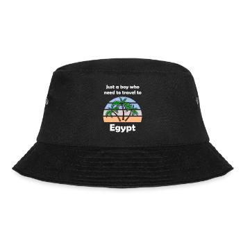 Ferien in Ägypten - Bucket Hat - Schwarz - Vorne - Lela (165cm)