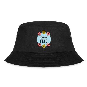 MAMIE. FÊTE DES MÈRES. BONNE FÊTE MAMIE. JE T'AIME - Bob - noir - Devant - Lela (165cm)