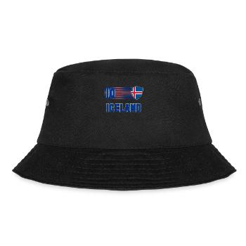 Island - Bucket Hat - Schwarz - Vorne - Lela (165cm)