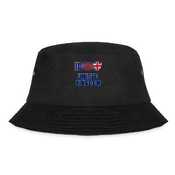 Großbritannien - Bucket Hat - Schwarz - Vorne - Lela (165cm)