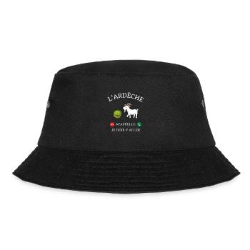 t shirt ardeche m'appelle cadeau humour ardechois - Bob - noir - Devant - Lela (165cm)
