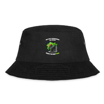 Programmer Coder Software Developer - Bucket Hat - black - Front - Lela (165cm)