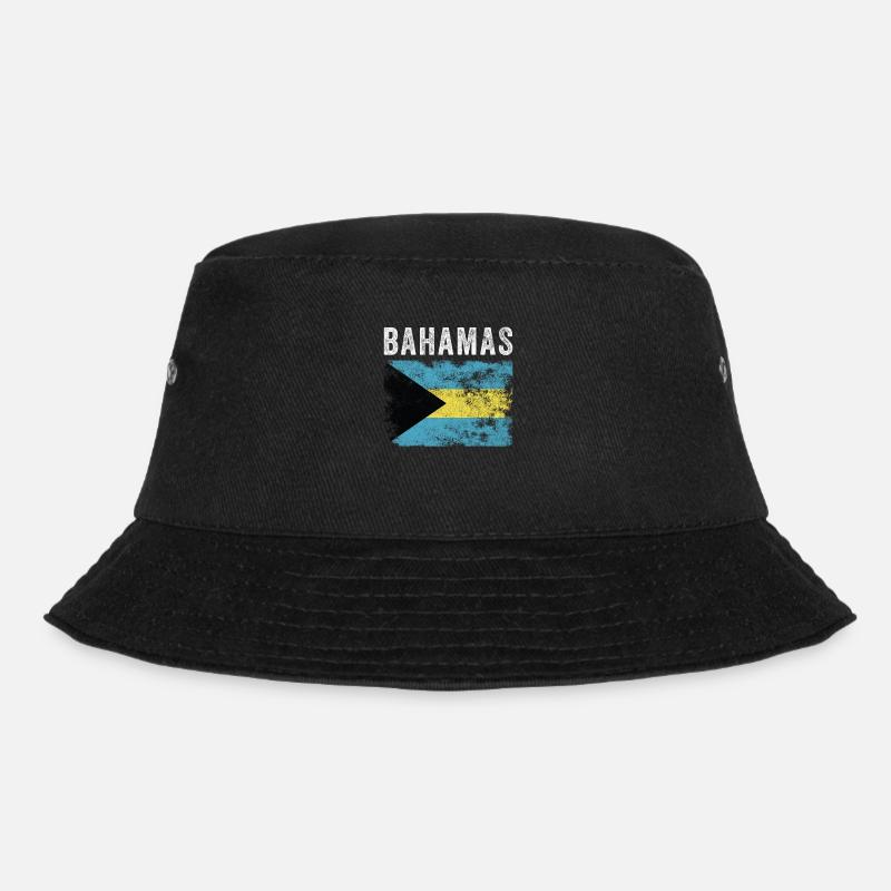 Drapeau des Bahamas en détresse - Drapeau des Bahamas - Bob - noir