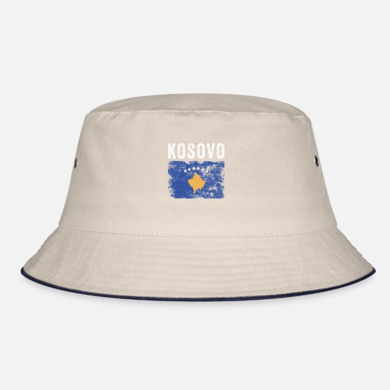 Drapeau du Kosovo en détresse - Drapeau kosovar Bob