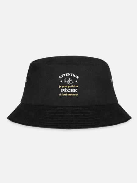 parler de peche homme humour pecheur personnalisé - Bob - noir