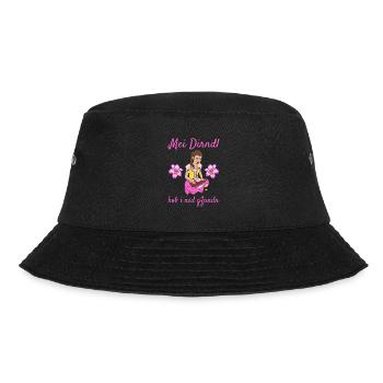 Damen Dirndl Ersatz Trachten Ersatz Bluse Kirmes - Bucket Hat - Schwarz - Vorne - Lela (165cm)
