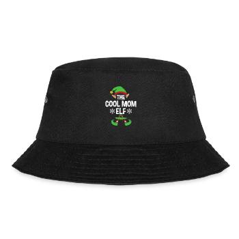 Group Matching Family Christmas Gift Elf - Bucket Hat - black - Front - Lela (165cm)