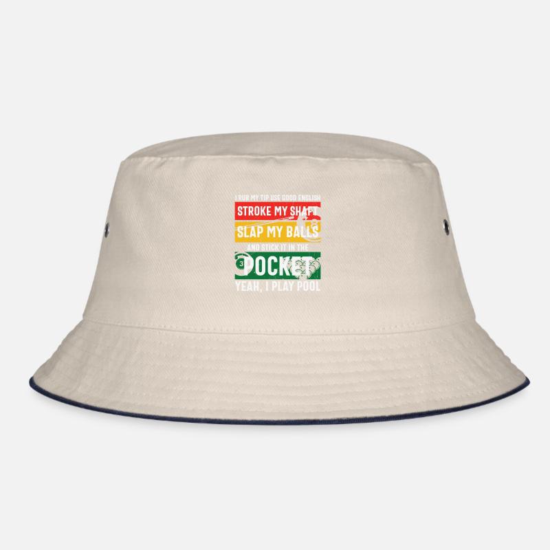 Billiards Pool Billiards Billiards Ball Billiards Cook 8Ball Bucket Hat