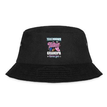 Touchdown or Tutus Grandpa Loves You - Bucket Hat - black - Front - Lela (165cm)