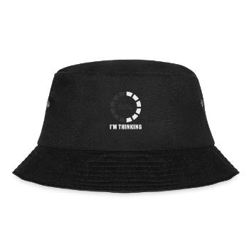 I'm Thinking Stand By, I'm Processing This - Bucket Hat - Schwarz - Vorne - Lela (165cm)