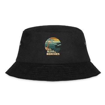 Aloha Beaches Tropical Hawaiian Summer Island - Bucket Hat - Schwarz - Vorne - Lela (165cm)