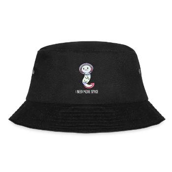 Axolotl Salamander - Bucket Hat - Schwarz - Vorne - Lela (165cm)