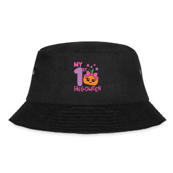 1er anniversaire 1 an Automne Bébé Halloween Fille - Bob - noir - Devant - Lela (165cm)