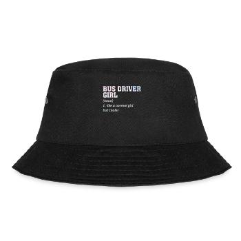 Busfahrerin Lustig Spruch Beruf Linienbus Geschenk - Bucket Hat - Schwarz - Vorne - Lela (165cm)