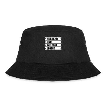 Welding Dad Welder Father Gift Husband - Bucket Hat - black - Front - Lela (165cm)