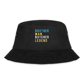 Butcher Butcher Profession Funny Saying Gift - Bucket Hat - black - Front - Lela (165cm)