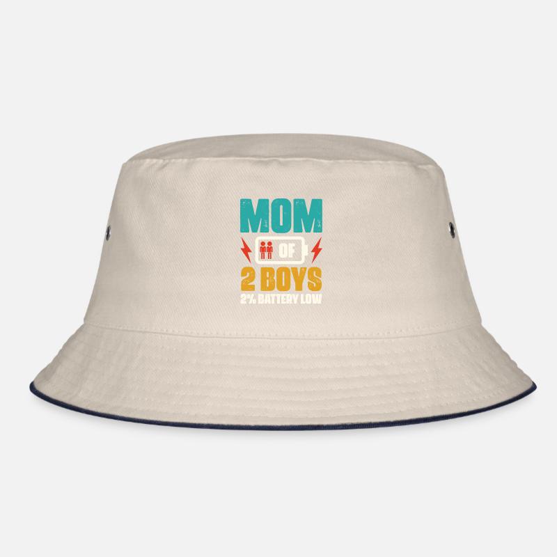 Mama Von Zwei Jungs Mutter Muttertag Bucket Hat
