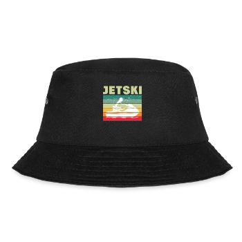 Jetski Sport Water Motorcycle Water Sports Gift - Bucket Hat - black - Front - Lela (165cm)
