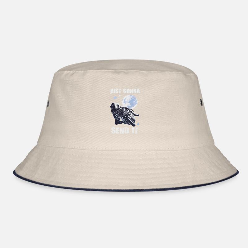 Just going to Send It American Flag Motocross Bucket Hat
