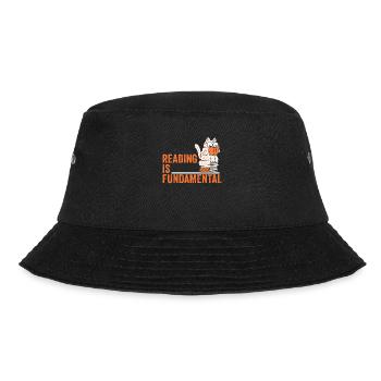 Reading Is Fundamental - Bucket Hat - black - Front - Lela (165cm)