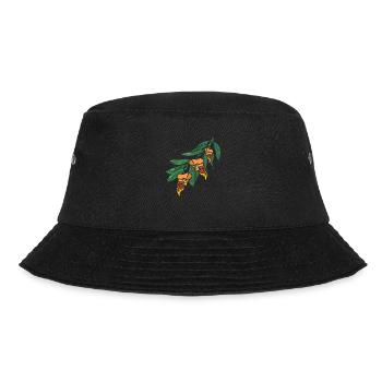 Pizza Leaves - Bucket Hat - black - Front - Lela (165cm)