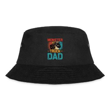 Monster Truck Monster Truck Papa Father Gift - Bucket Hat - black - Front - Lela (165cm)